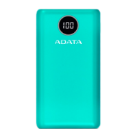 Cargador Portátil Adata P20000QCD, 20.000mAh, Verde