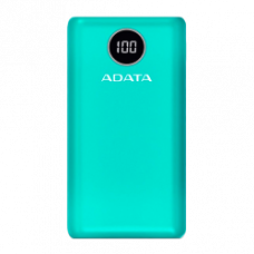 Cargador Portátil Adata P20000QCD, 20.000mAh, Verde