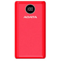 Cargador Portátil Adata P20000QCD, 20.000mAh, Rojo