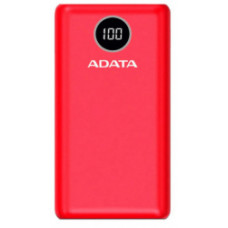 Cargador Portátil Adata P20000QCD, 20.000mAh, Rojo