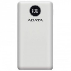 Cargador Portátil Adata P20000QCD, 20.000mAh, Blanca